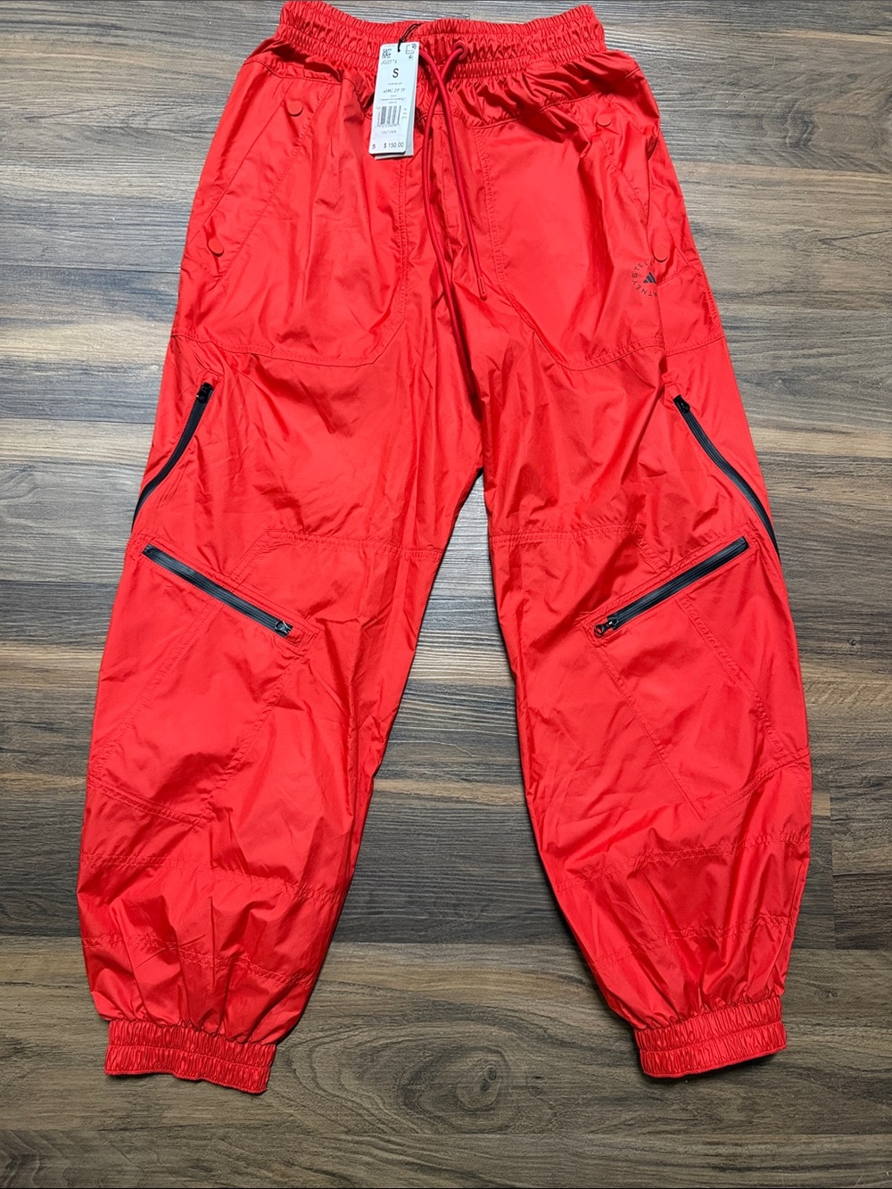 Adidas by Stella McCartney Red Windbreaker Track Pants